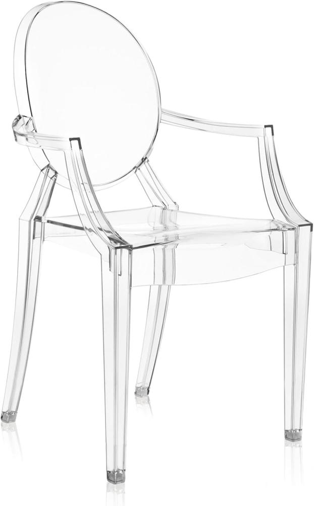 Kartell Louis Ghost, Stuhl, 4er-Satz, Glasklar Bild 1