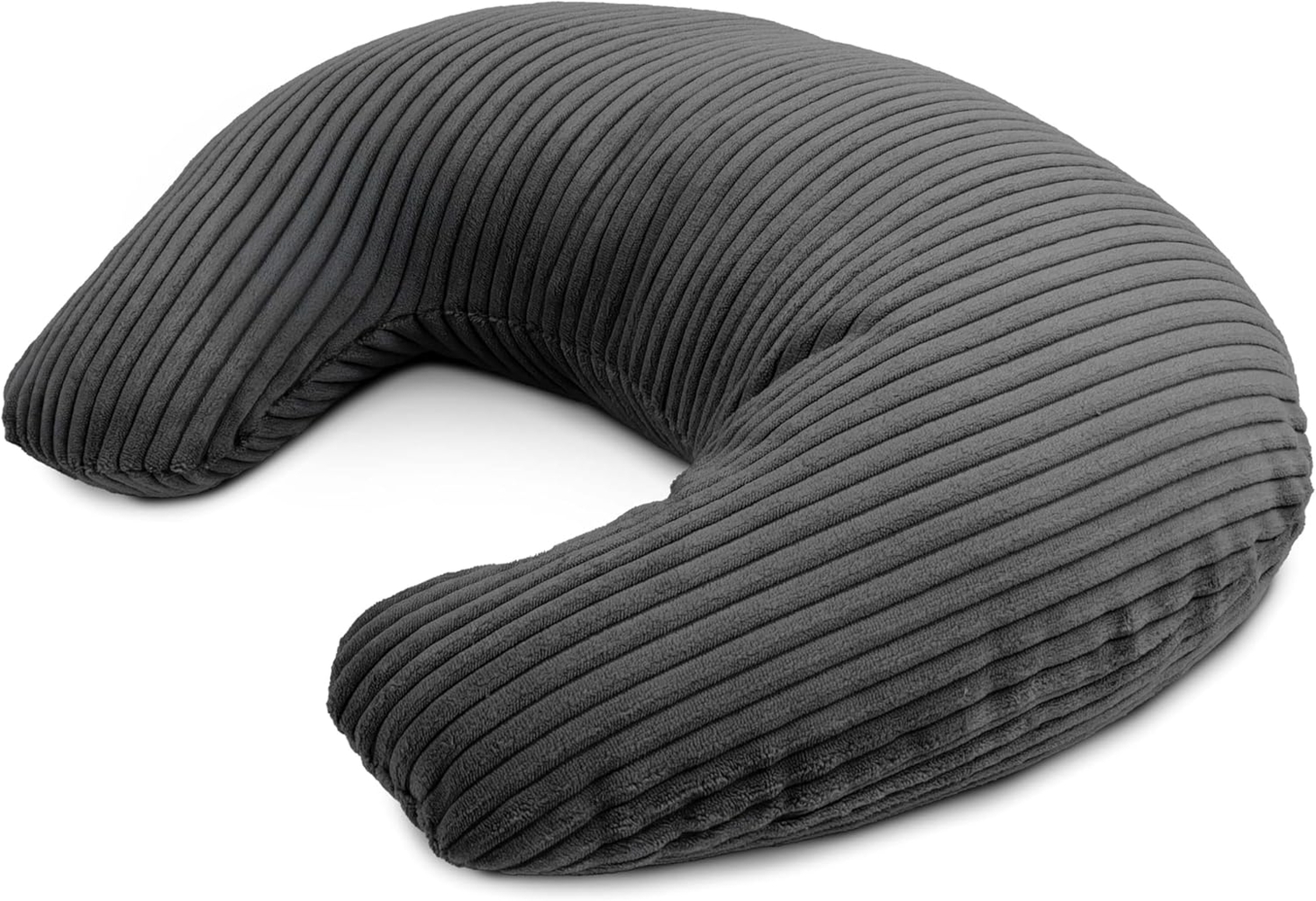 Amilian Stillkissen - Lagerungskissen - Schwangerschaftskissen mit Füllung und Bezug, Stillmond - Stillhörnchen - pregnancy pillow, für Mütter und Babys Bild 1