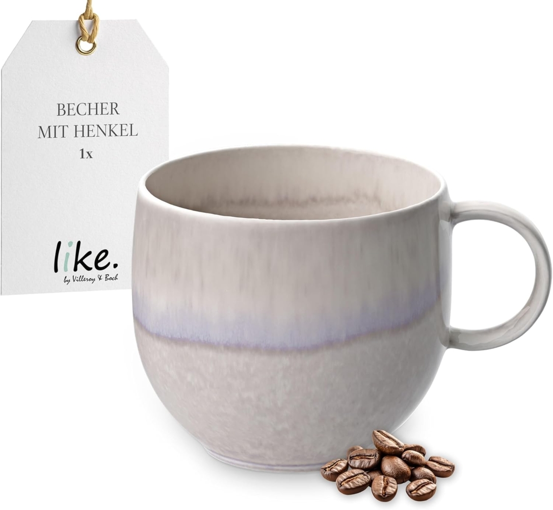 like. by Villeroy & Boch Perlemor Sand Henkelbecher 290 ml - DS Bild 1