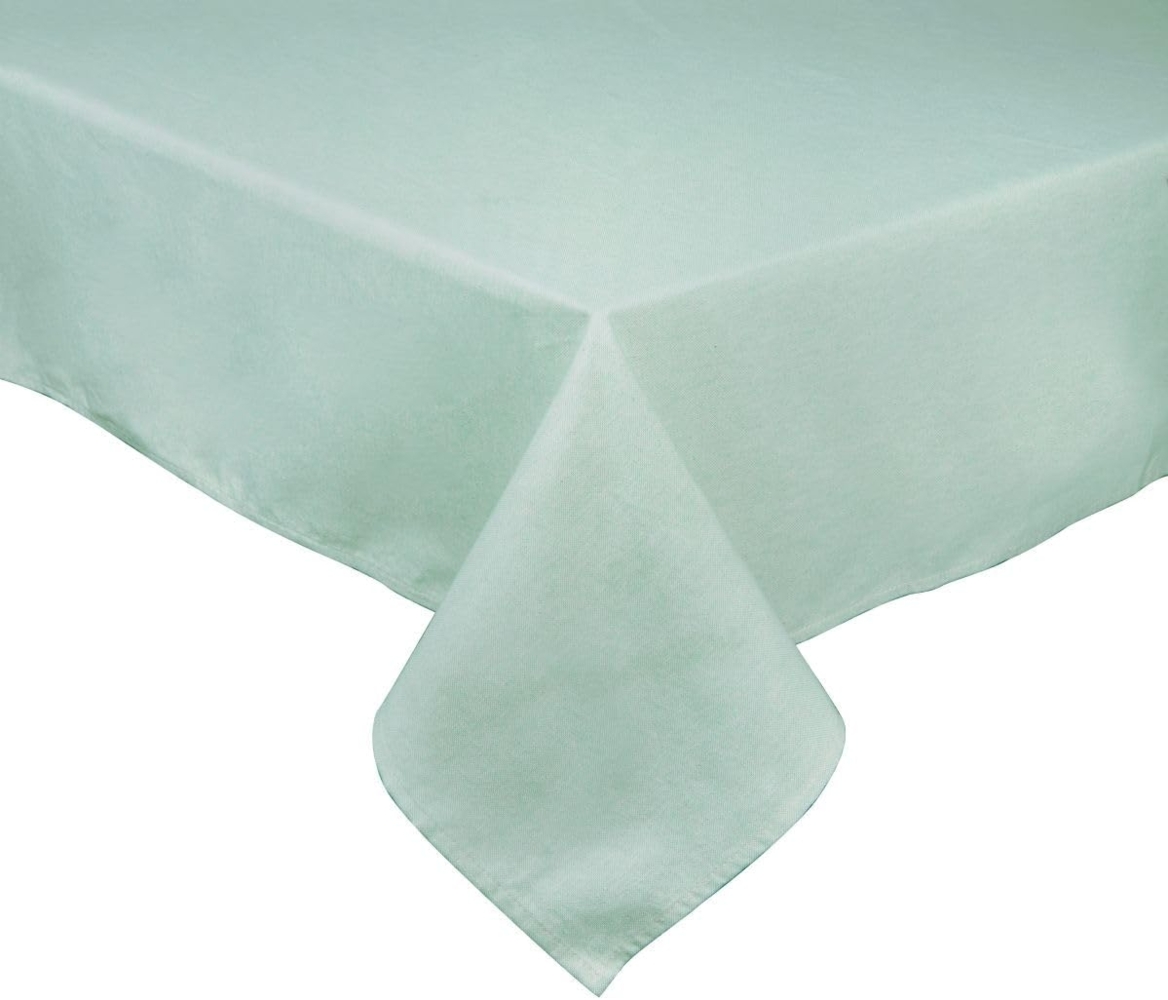 Excelsa Pastel Color Tischdecke, rechteckig, Violett, 140x240 cm, Baumwolle, Polyester (Grün, 140x240 cm) Bild 1