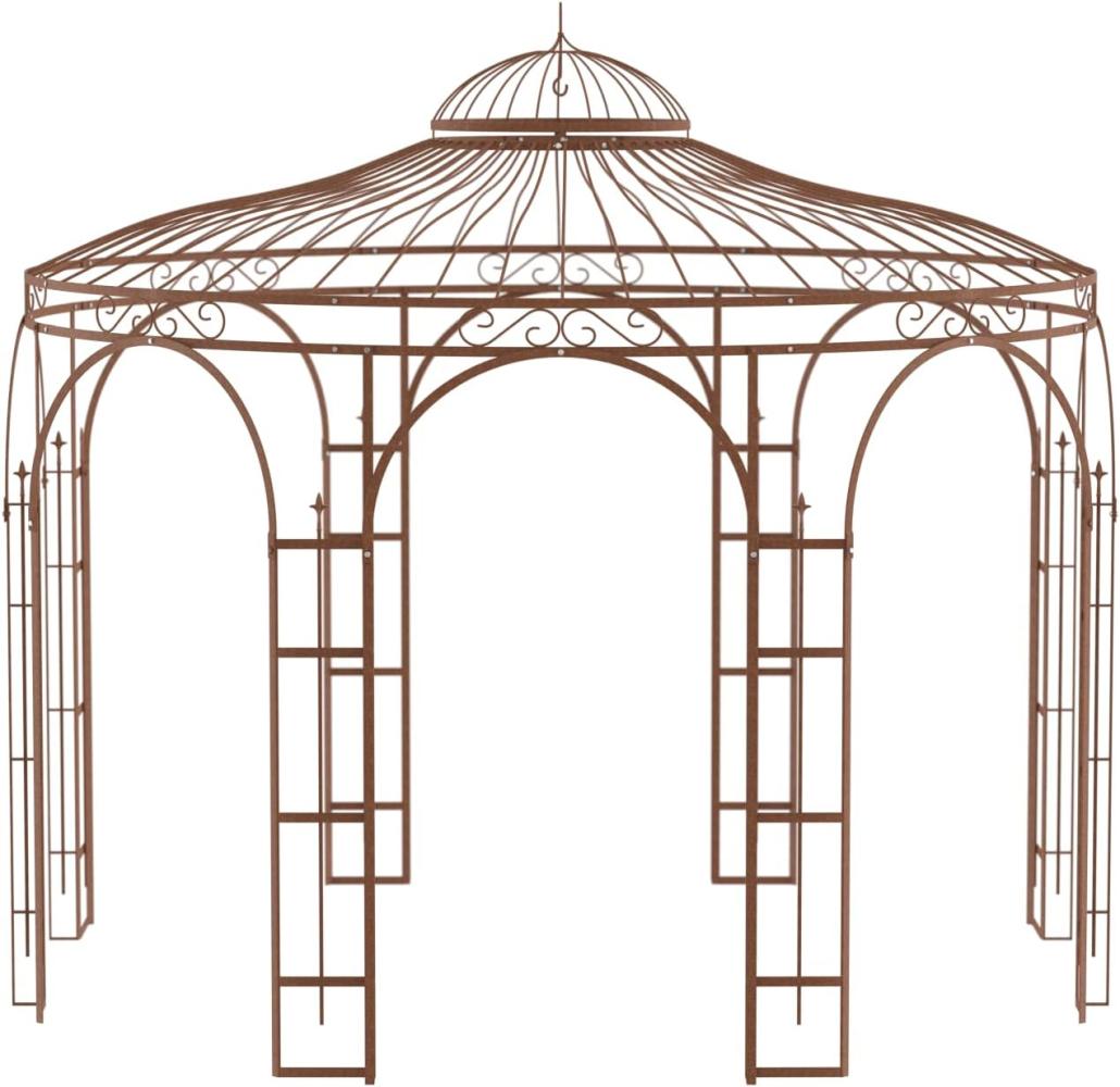 ELEO Metallpavillon rund Florenz Ø 3,7 m unbeschichtet Bild 1