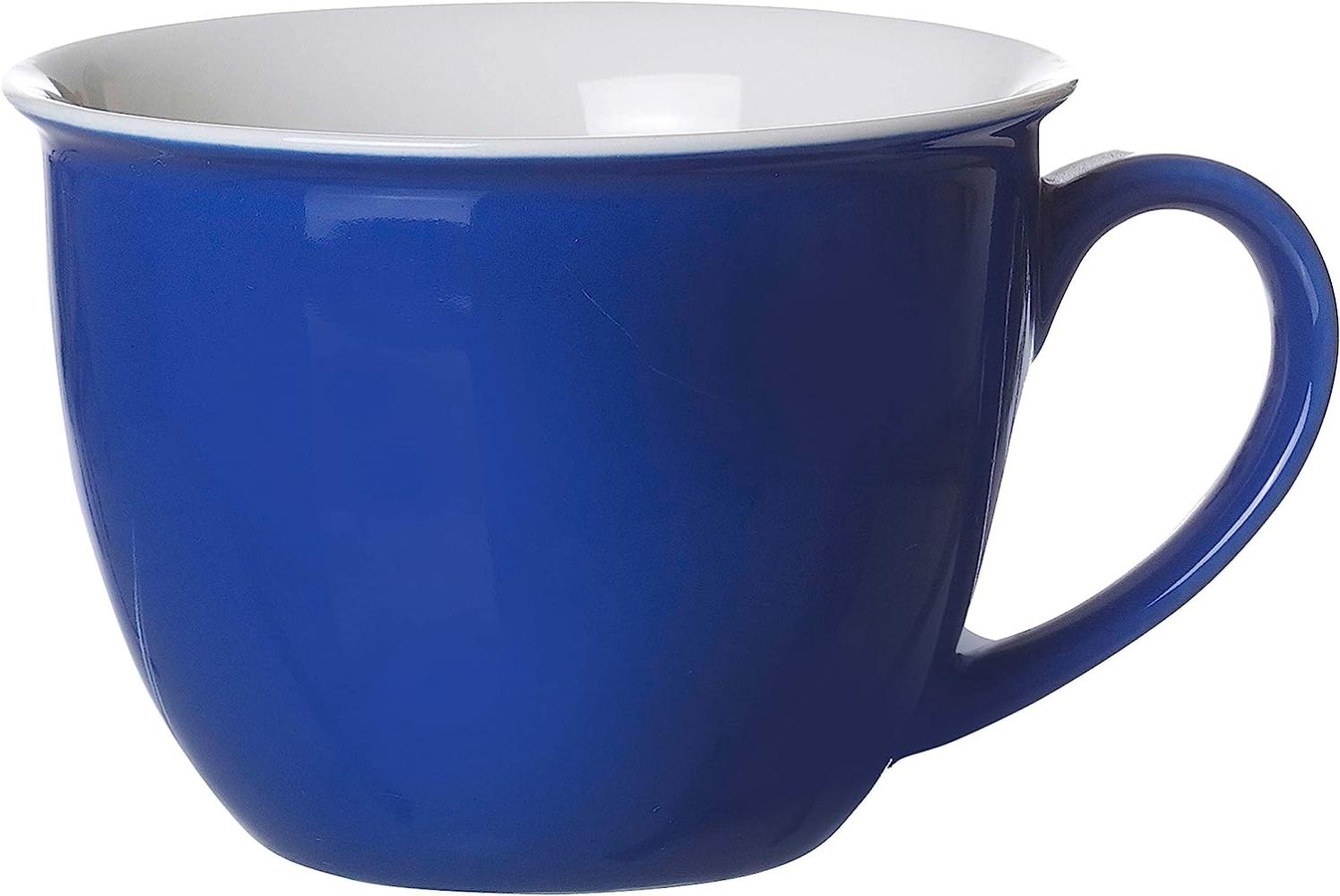 Ritzenhoff & Breker Doppio Jumbo Obere, Kaffee Becher, Kaffeetasse, Tee Tasse, Porzellan, Indigoblau, 350 ml, 63813 Bild 1