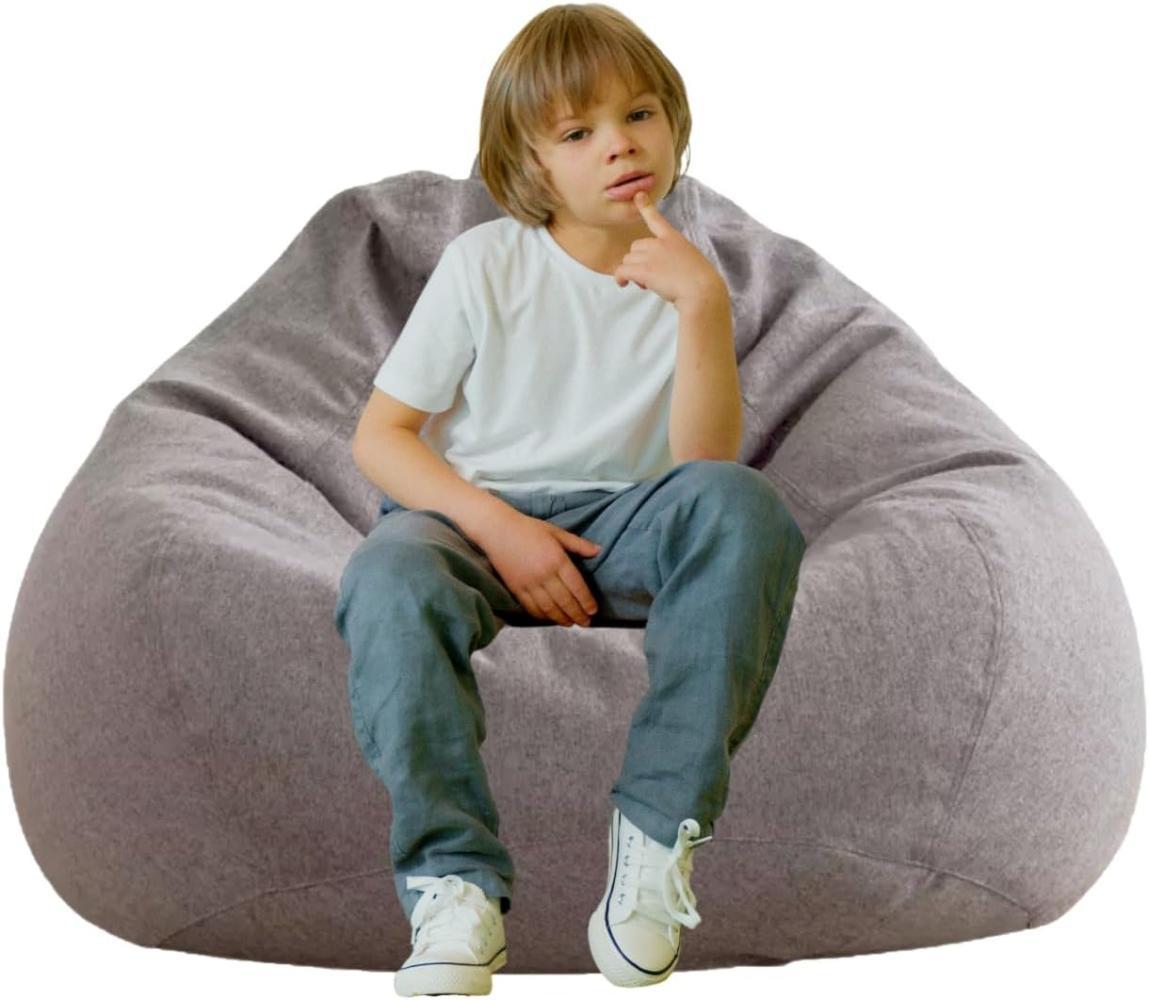 AD. CON Sitzsack Sitzsack Puff Relax-Sessel Bodenkissen Bean Bag mit Füllung AD. CON (Sitzsack mit Füllung), Hergestellt in Polen Bild 1