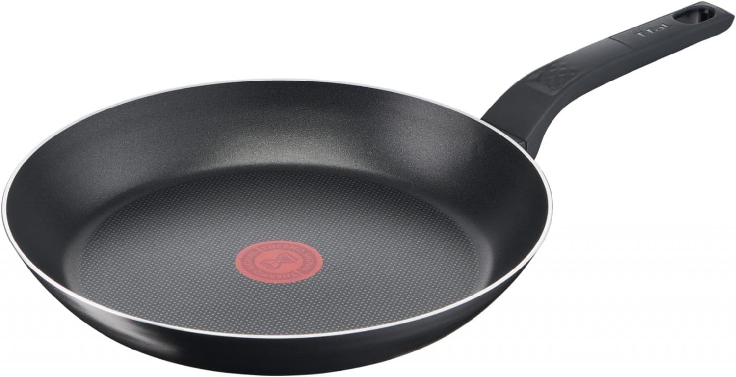 Tefal 'Easy Cook & Clean' Bratpfannen-Set mit Temperaturindikator, Aluminium schwarz, Ø 24 cm, Ø 28 cm Bild 1