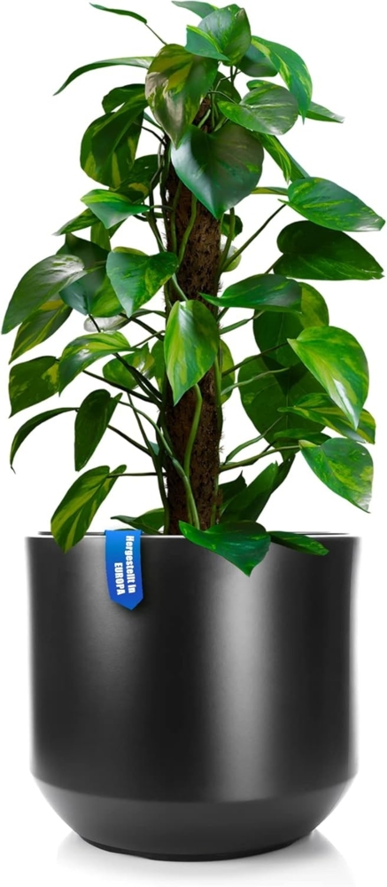 BigDean Blumentopf Pflanzkübel Style ø 40 cm anthrazit wetterfester Blumenkübel Bild 1