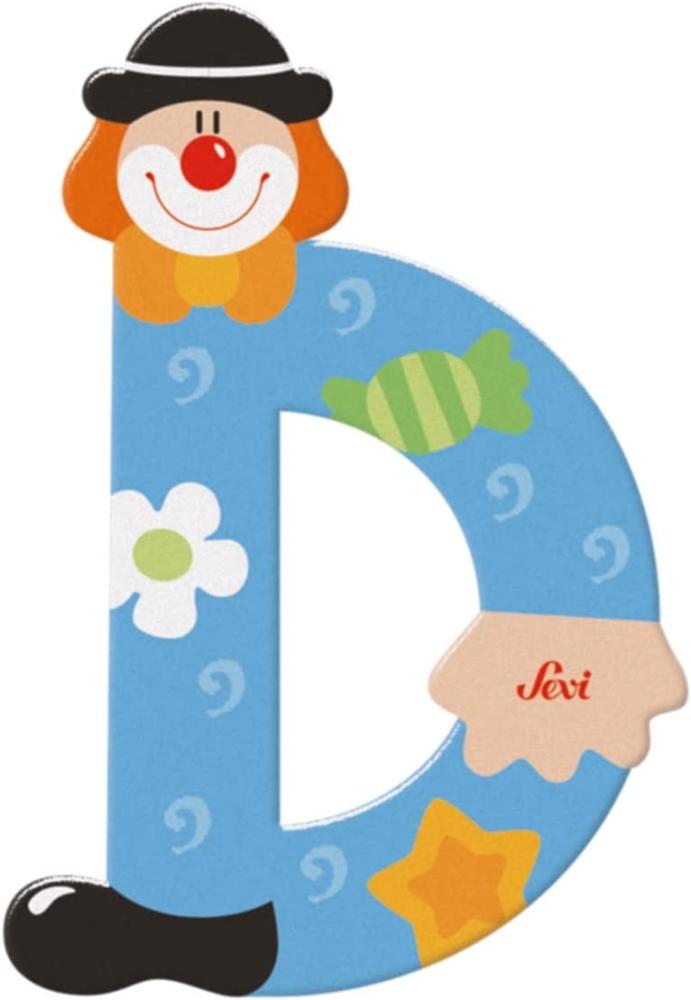 Sevi Wooden letter D Clown (81740) Bild 1