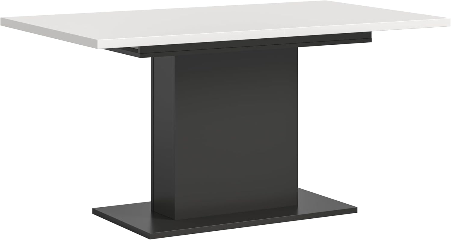 Esstisch Motion ausziehbar, Weiß/Grau, 150-190x76x90 cm Bild 1