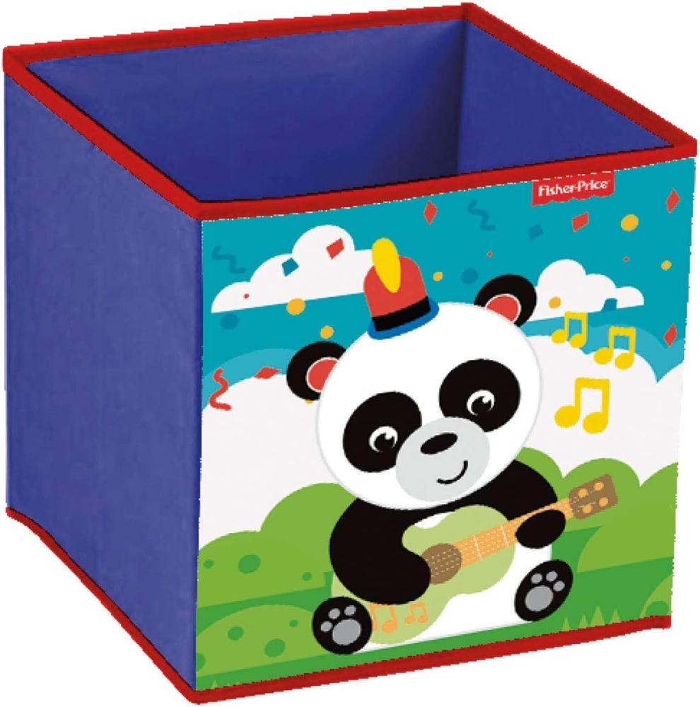 Aufbewahrungsbox Panda 31 x 31 x 31x31 cm lila Bild 1