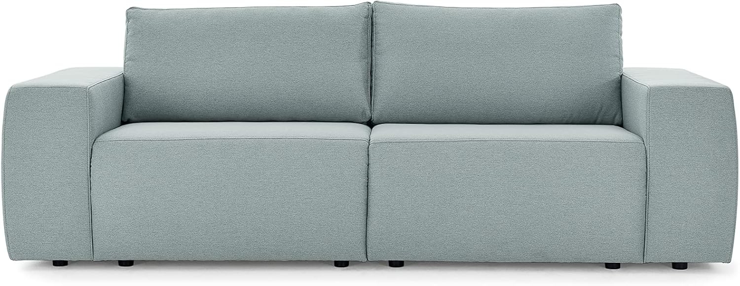 LOOKS by Wolfgang Joop Looks II Designer Bigsofa, Sofa, Polstersofa, eisblau, 242 x 89 x 70 cm Bild 1