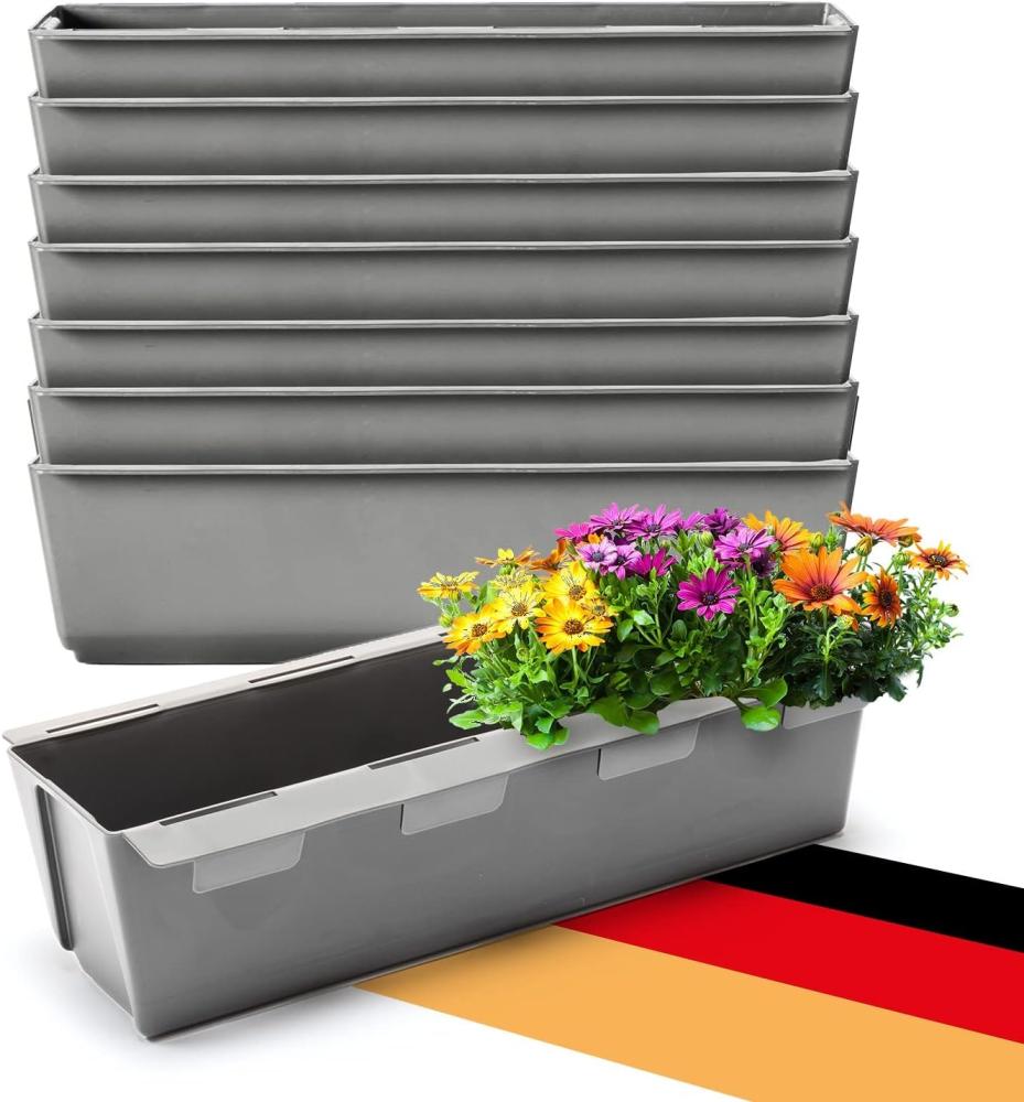 Thats Shopping Blumenkasten 8er Set Europalette Pflanzkasten 37 cm 4042366731651 Bild 1