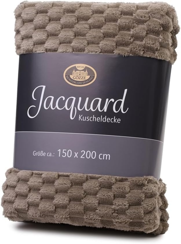 Wohndecke Decke 3D - Bubbles, Gözze, Jacquard gewebte Decke in 3D Optik Bild 1