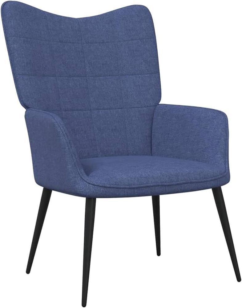 vidaXL Relaxsessel Blau Stoff [327945] Bild 1