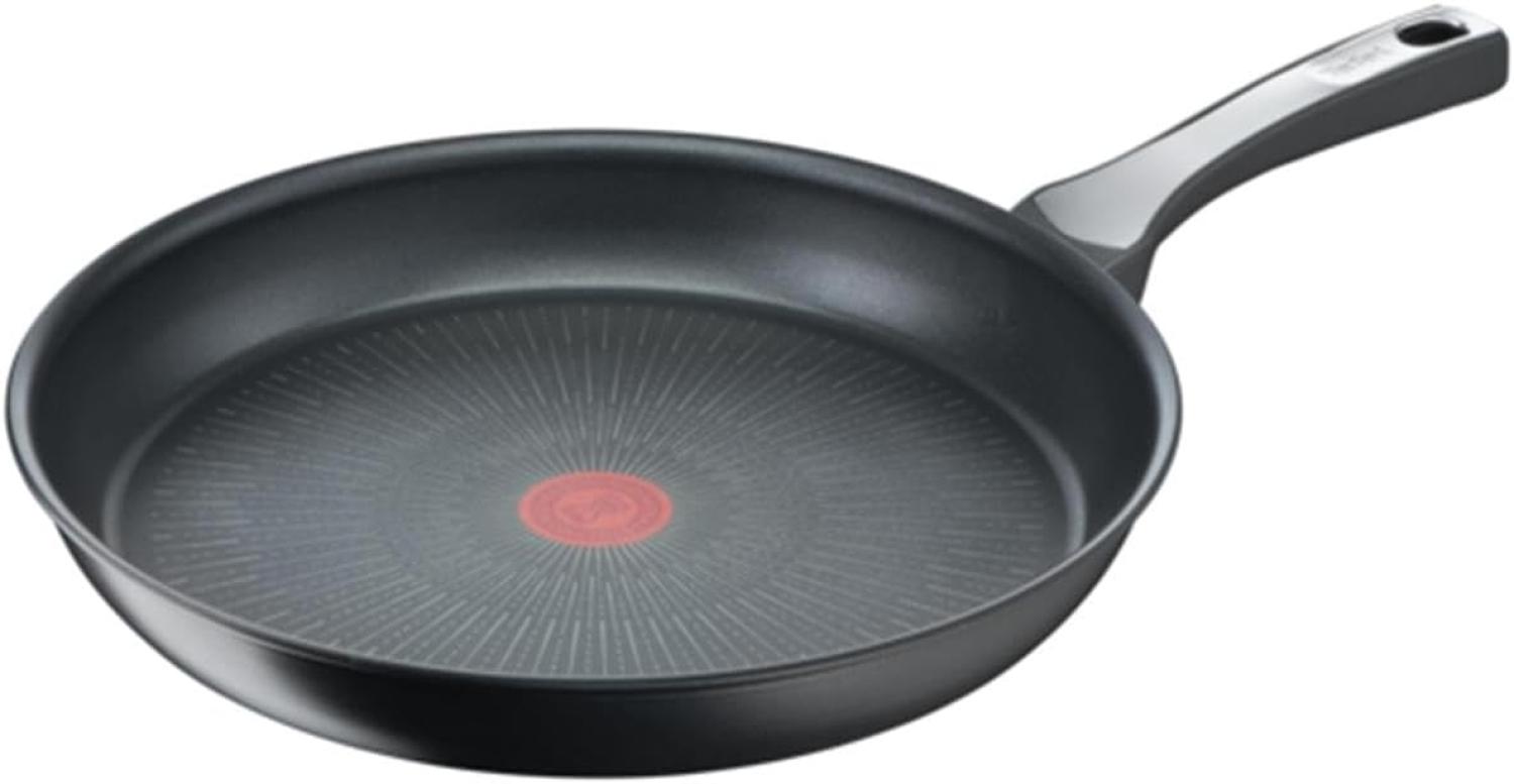 Tefal G25908 Unlimited On Bratpfanne | 32 cm | mit kratzfester Titanium Antihaft-Beschichtung | Thermo-Signal | PFOA-frei | geeignet für alle Herdarten, auch für Induktionsherde | schwarz Bild 1