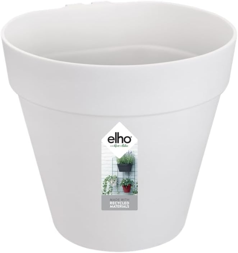 elho Loft Urban Green Wall Pflanztopf Single 15 - Blumentopf für Außen - Ø 15.0 x H 13.5 cm - Weiß/Weiss Bild 1