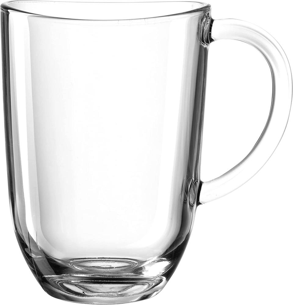 Leonardo Tasse Napoli, Glastasse, Becher, Kaffeetasse, Kalk-Natron Glas, klar, 380 ml, 024203 Bild 1