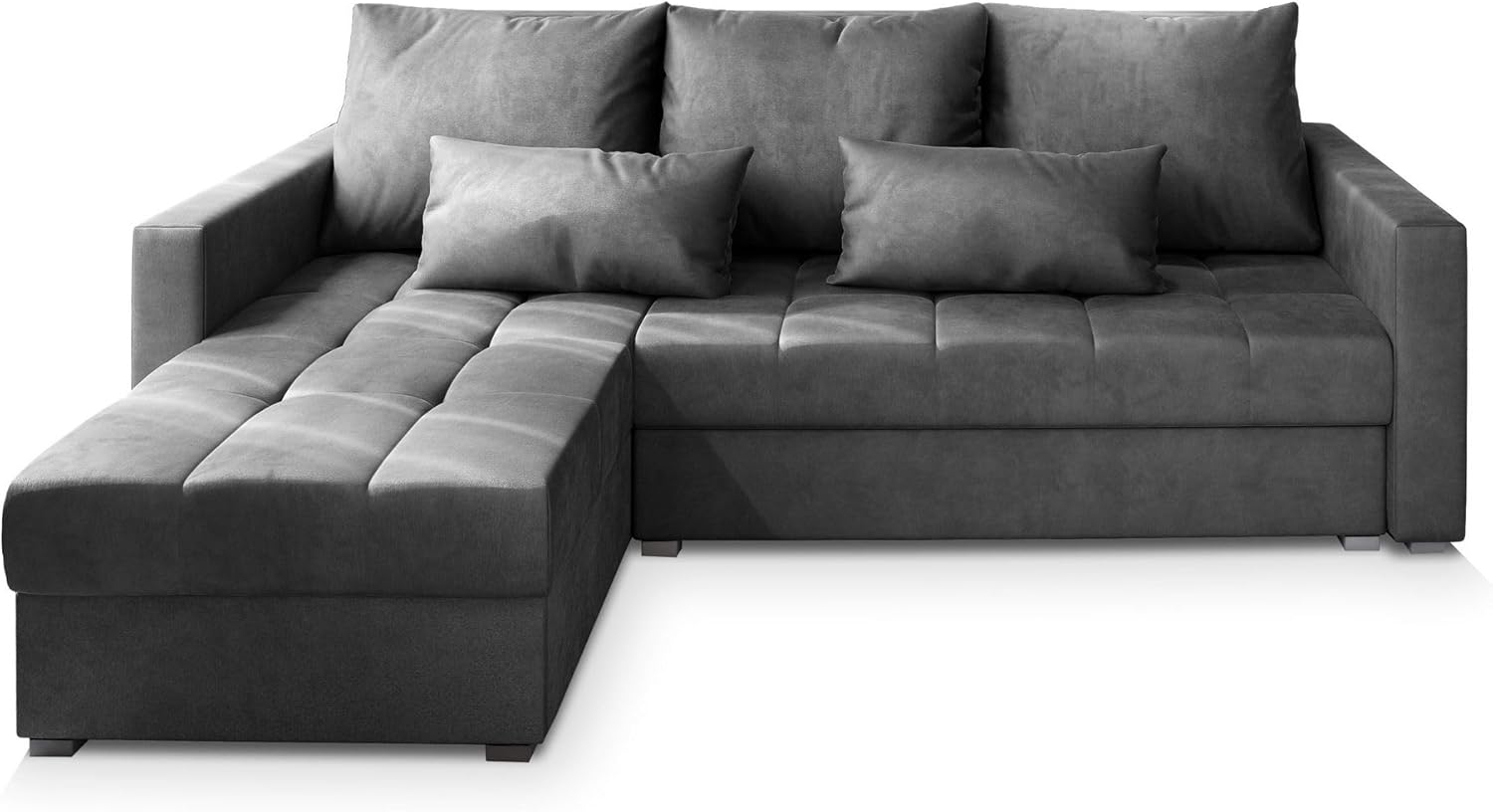Masseno Ecksofa KOS mit Schlaffunktion L-Form, Sofa mit Bettkasten Bild 1