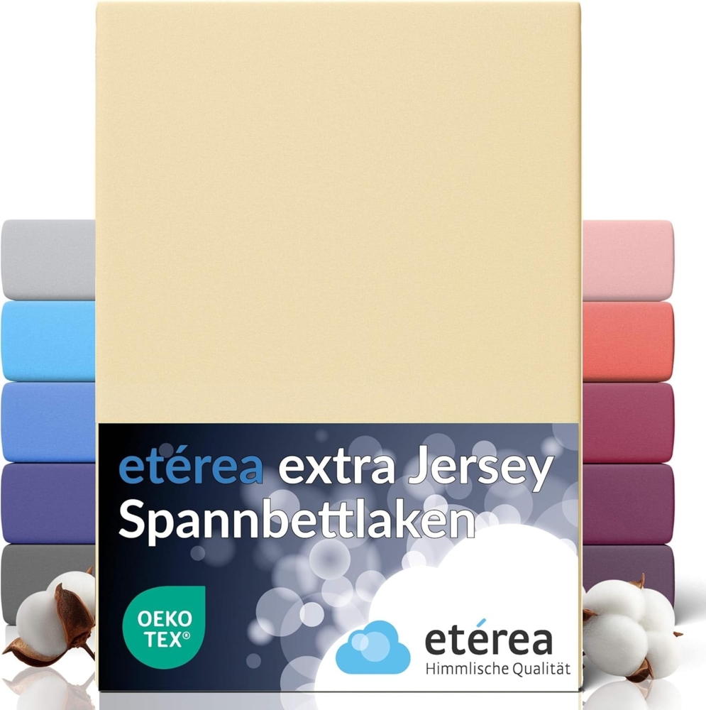 etérea Extra Jersey Spannbettlaken Nature 140x200 - 160x220 cm Bild 1