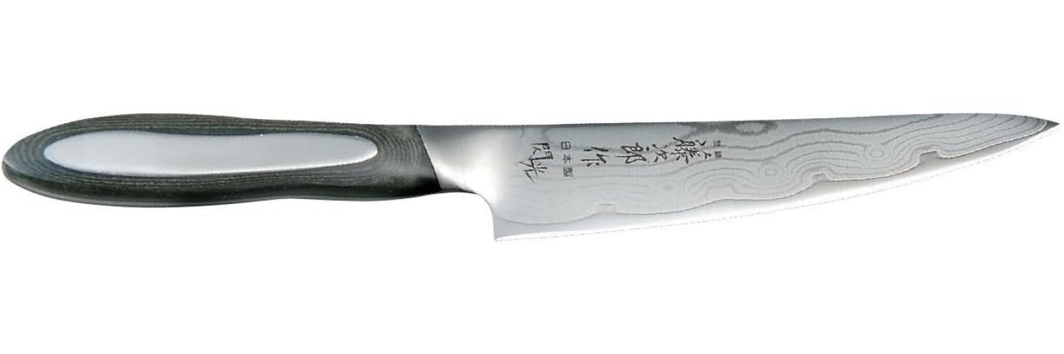 Tojiro flash Japanese 13 cm langes Allzweckmesser aus schwarzem Edelstahl Bild 1