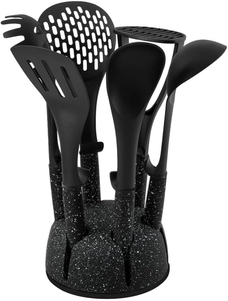 Schäfer 7-tlg. Küchenhelfer-Set "Marble Black" 12357 Bild 1