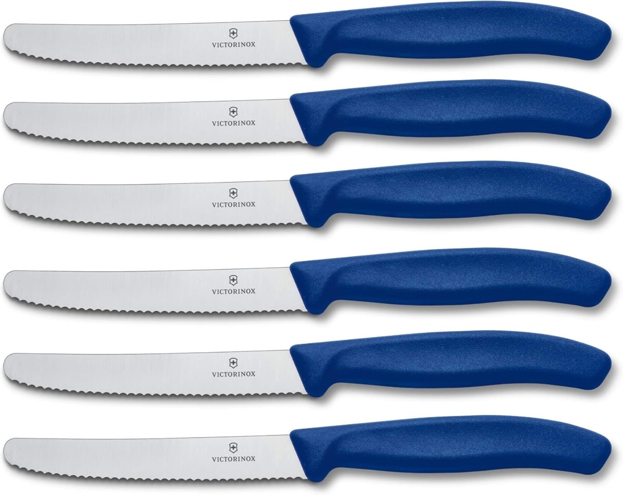 Victorinox Swiss Classic Tafelmesser 6 tlg. blau Bild 1