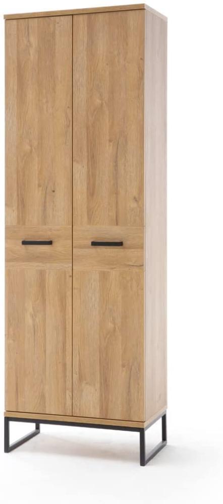 Garderobenschrank Torrico 2 Grandson Oak 66x196x38 cm Kleiderschrank Bild 1