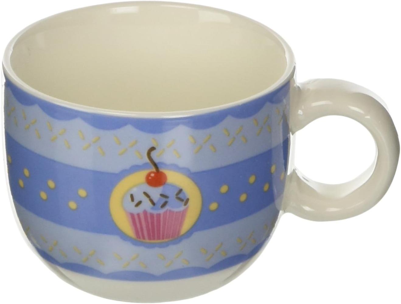 Excelsa Cup Cake Tasse Kaffee 70 ml, Bone China, mehrfarbig, 5 x 7 x 4. 8 cm Bild 1