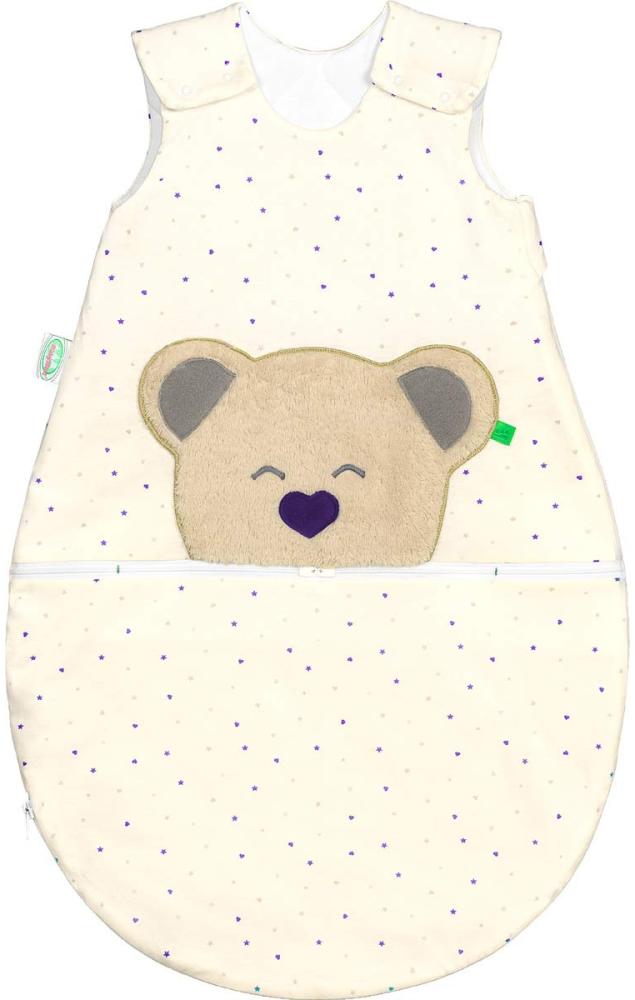 Odenwälder muckiAIR Jersey-Schlafsack heart and stars blue 80 Bild 1