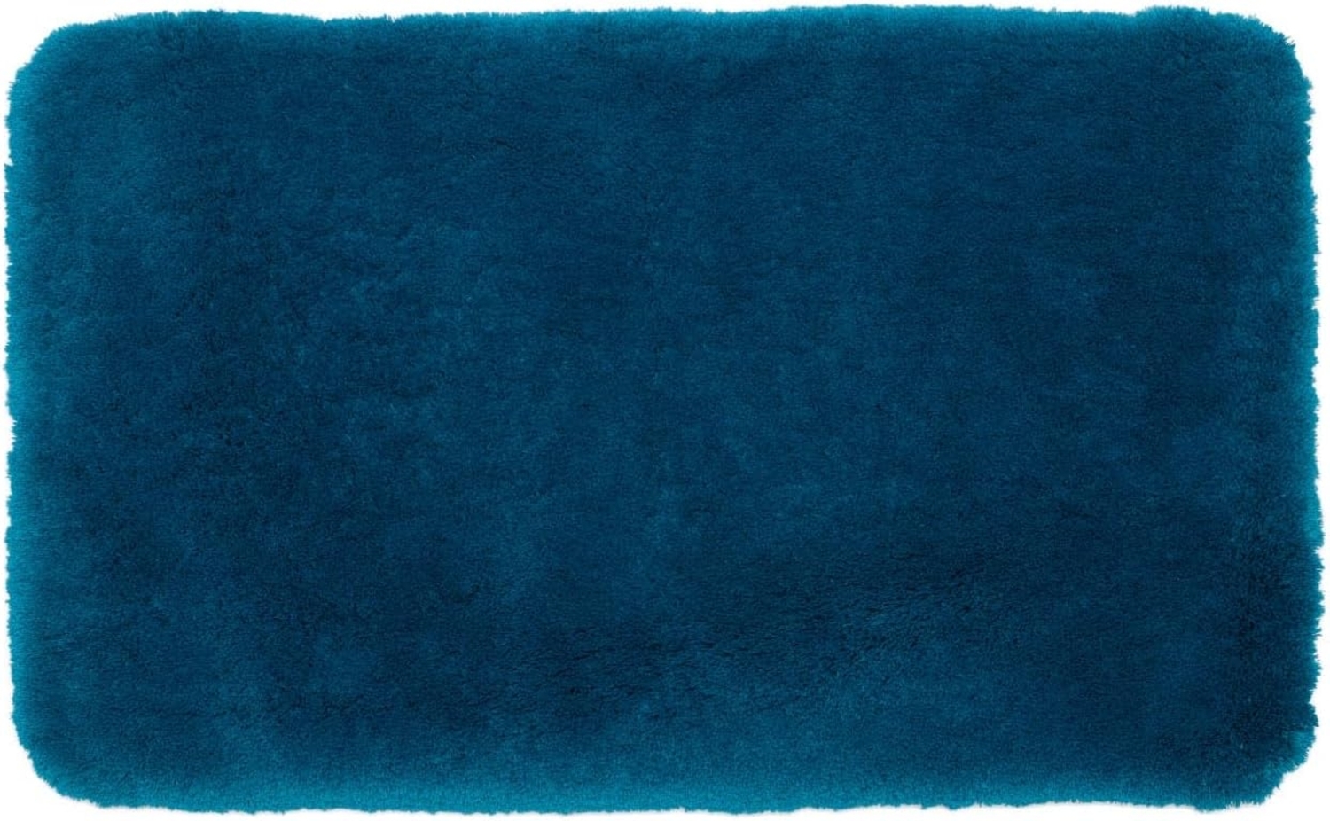 Gözze - Deluxe Badteppich mit extra hohem Flor, 100% Polyester (Mikrofaser), Mit Antirutschbeschichtung, 50x70 cm - Petrol Bild 1