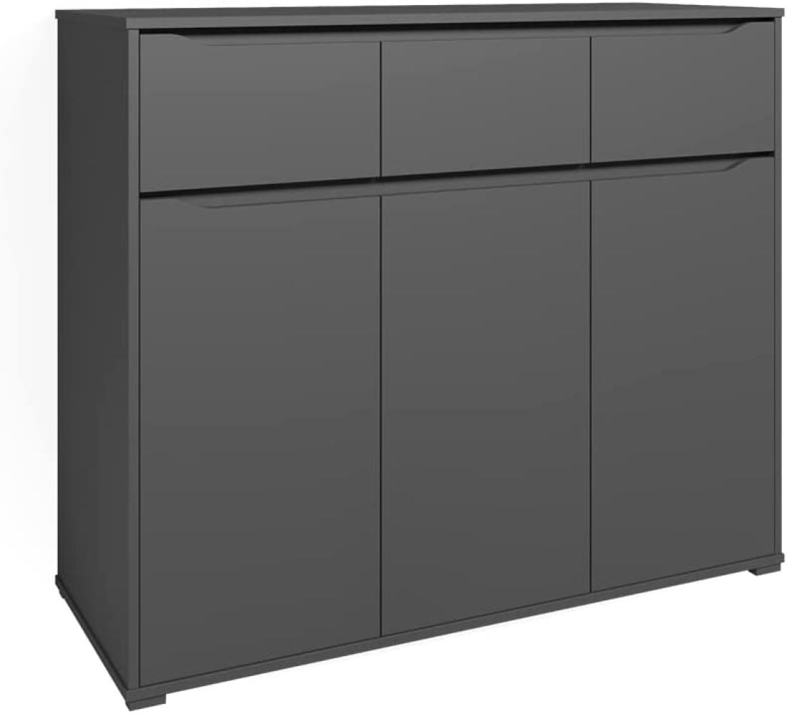 Vicco Kommode Sideboard Mehrzweckschrank Ruben Anthrazit Schublade 120 cm Ablage Bild 1