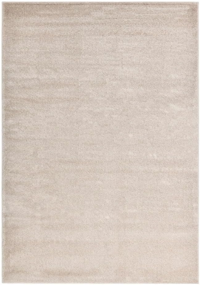 HOME DELUXE Kurzflor Teppich FOFI - 180 x 120 cm Beige Bild 1