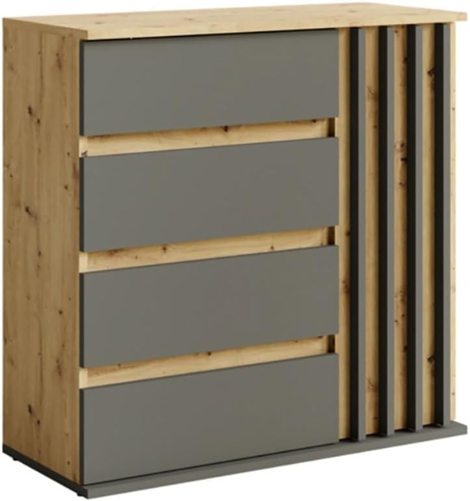 Kommode Doris Schubladenkommode 80x34x80cm 1-türig Bild 1