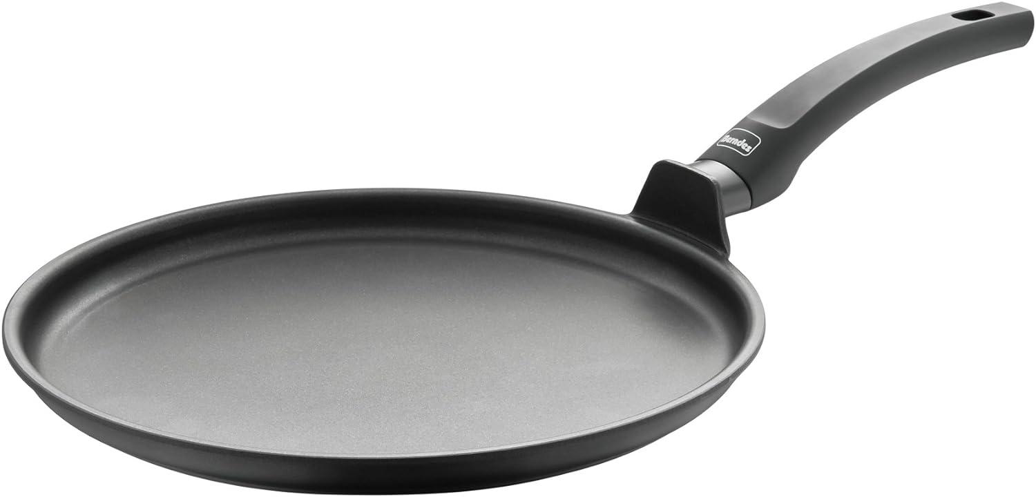 Berndes Crêpepfannen Crêpepfanne, Pfanne, Crêpes, Pfannkuchen, Antihaftversiegelung, Aluminium, Schwarz, Ø 28 cm, 011288 Bild 1