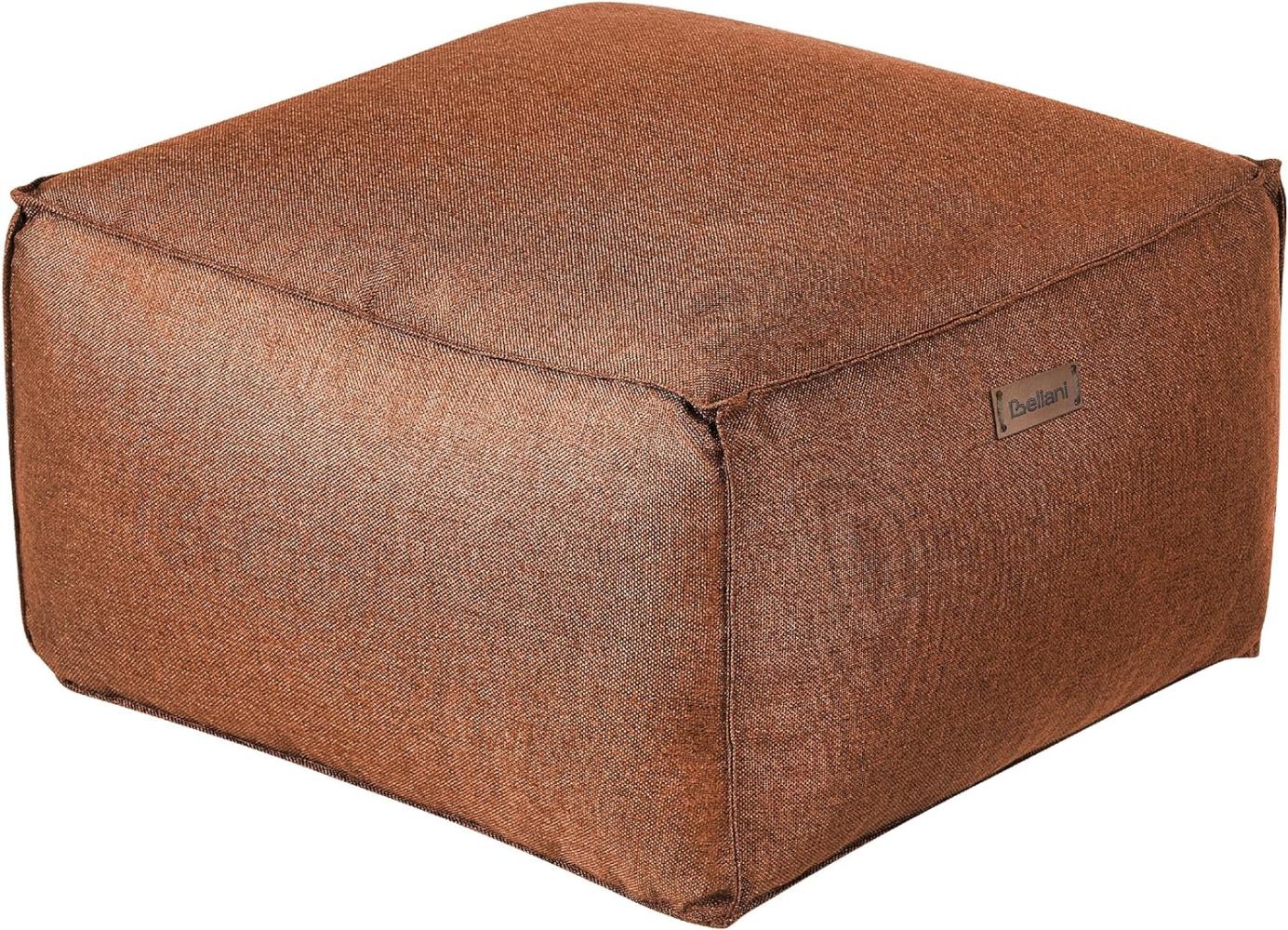 Pouf MUKKI Goldbraun 50 cm 50 cm Bild 1