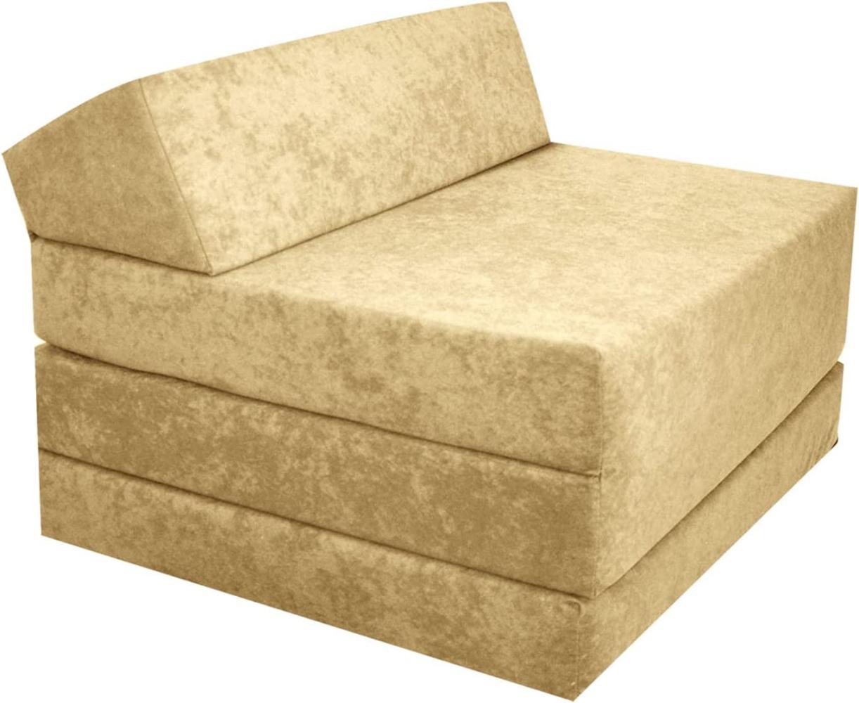 Klappmatratze Gästematratze Große 200x70x10cm (Beige) Bild 1