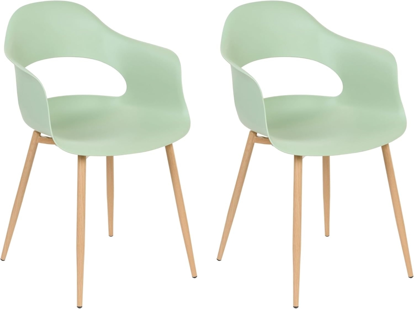 Esszimmerstuhl 2er Set UTICA Hellgrün Bild 1