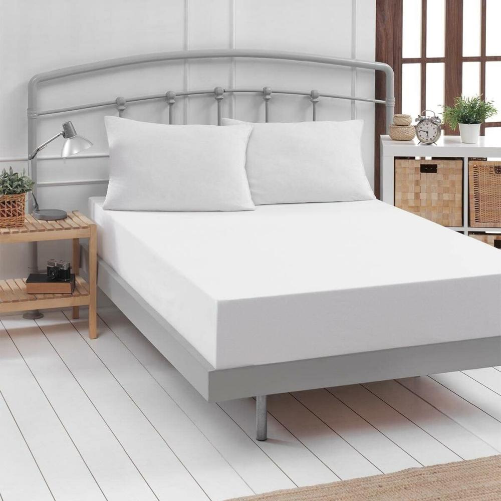 Traumschlaf Feinbiber Boxspring Spannbetttuch|160x200 cm| weiss Bild 1