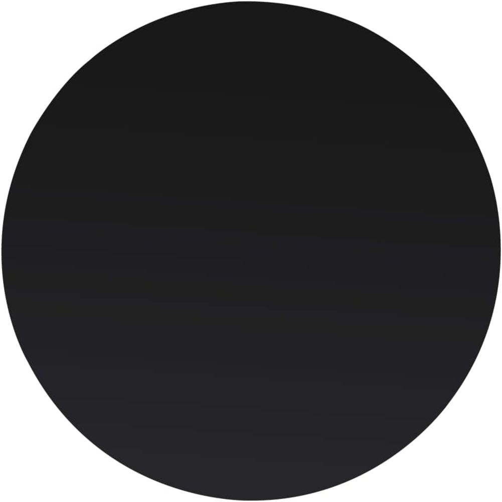 vidaXL Tischplatte aus gehärtetem Glas rund 500 mm 244614 Bild 1
