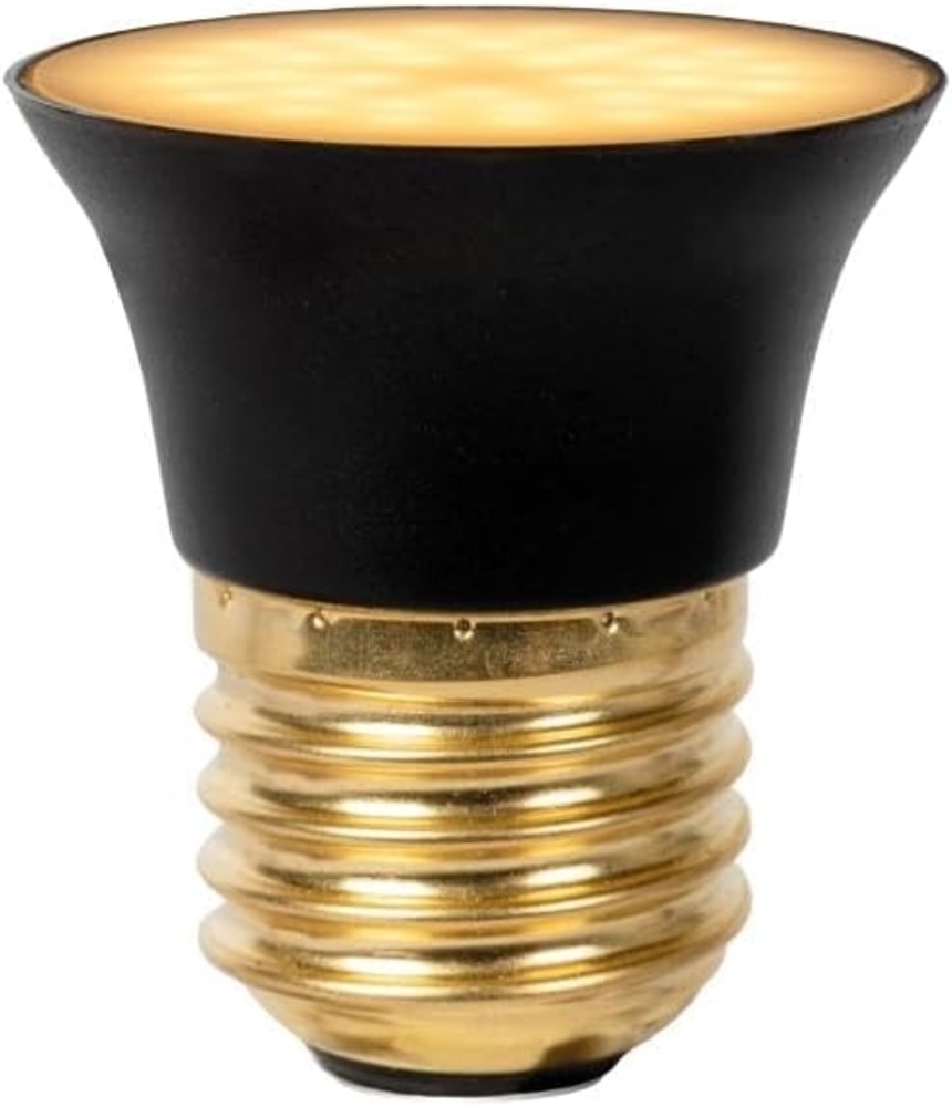 Lucide G45 - Led Lampe - Ø 4,3 cm - LED Dim. - E27-1x5W 2700K - 3 StepDim - Schwarz Bild 1