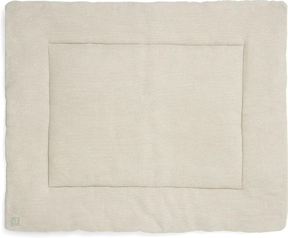 Jollein Basic Knit Laufstallteppich Nougat 80 x 100 cm Beige Bild 1