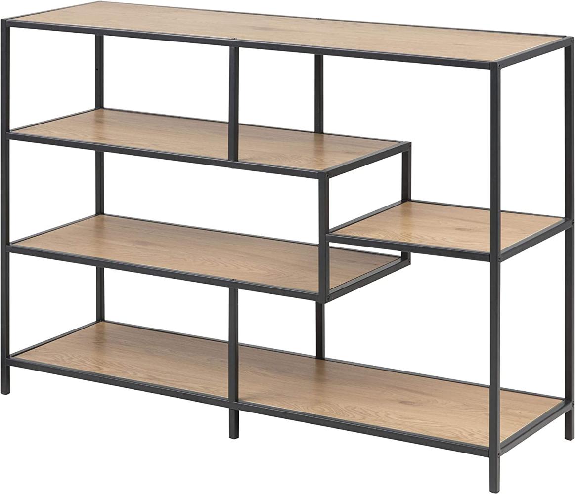 AC Design Furniture Regal Jörn, B: 114 x T:35 x H: 78 cm, MDF, Braun Bild 1