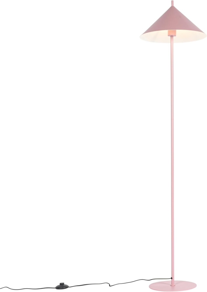 Qazqa Stehlampe Triangolo, ohne Leuchtmittel, E27, Rosa, Design, Stahl, 1-flammig Bild 1
