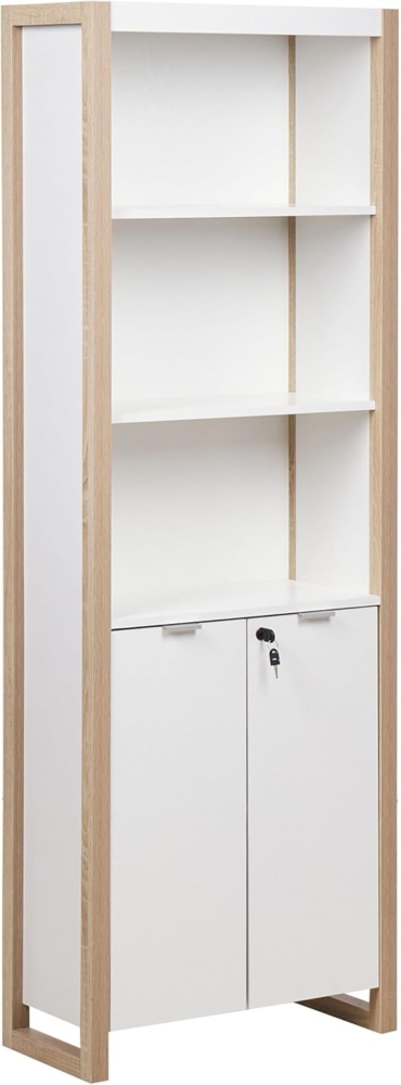 Bücherschrank JOHNSON Weiß Bild 1