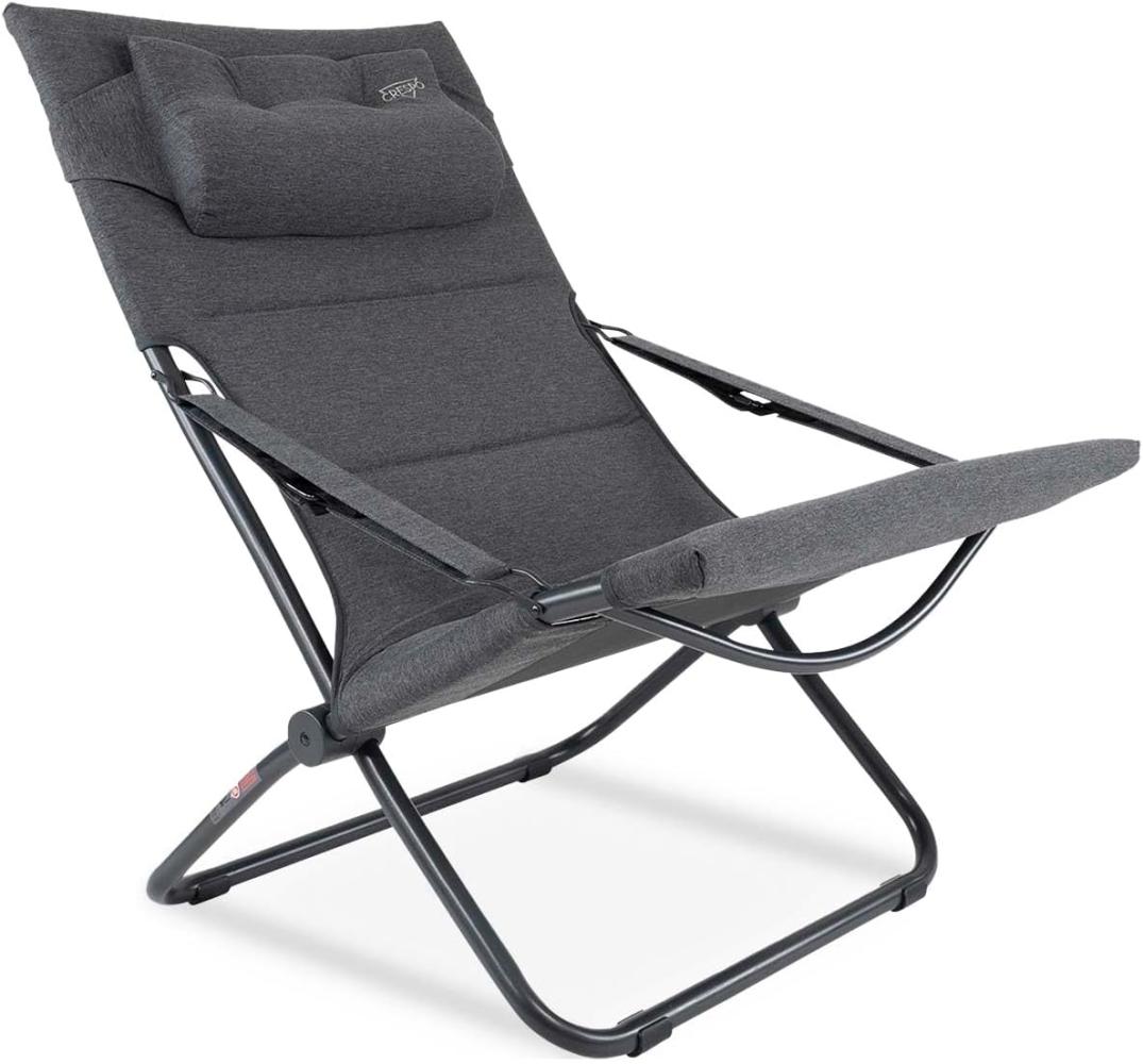 Crespo Stuhl Lounger Tex-Supreme, Alu, Grau Bild 1