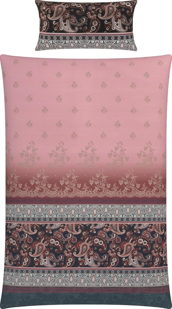 Erwin Müller Bettwäsche Bettwäsche, Mako-Satin, 2 teilig, Paisley Bild 1