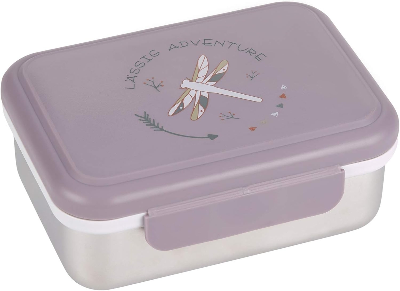 Lässig Kinder Edelstahl Lunchbox Adventure Libelle - A Bild 1