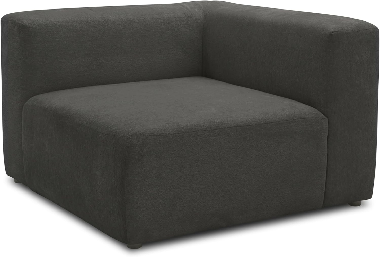 DOMO. collection Ecksessel Adrian, Modul-Sofa, Polsterecke, Modul-Couch, Einzel-Polsterelement, kombinierbar, Sitzecke, 108 x 108 x 69 cm (BxTxH), dunkelgrau Bild 1