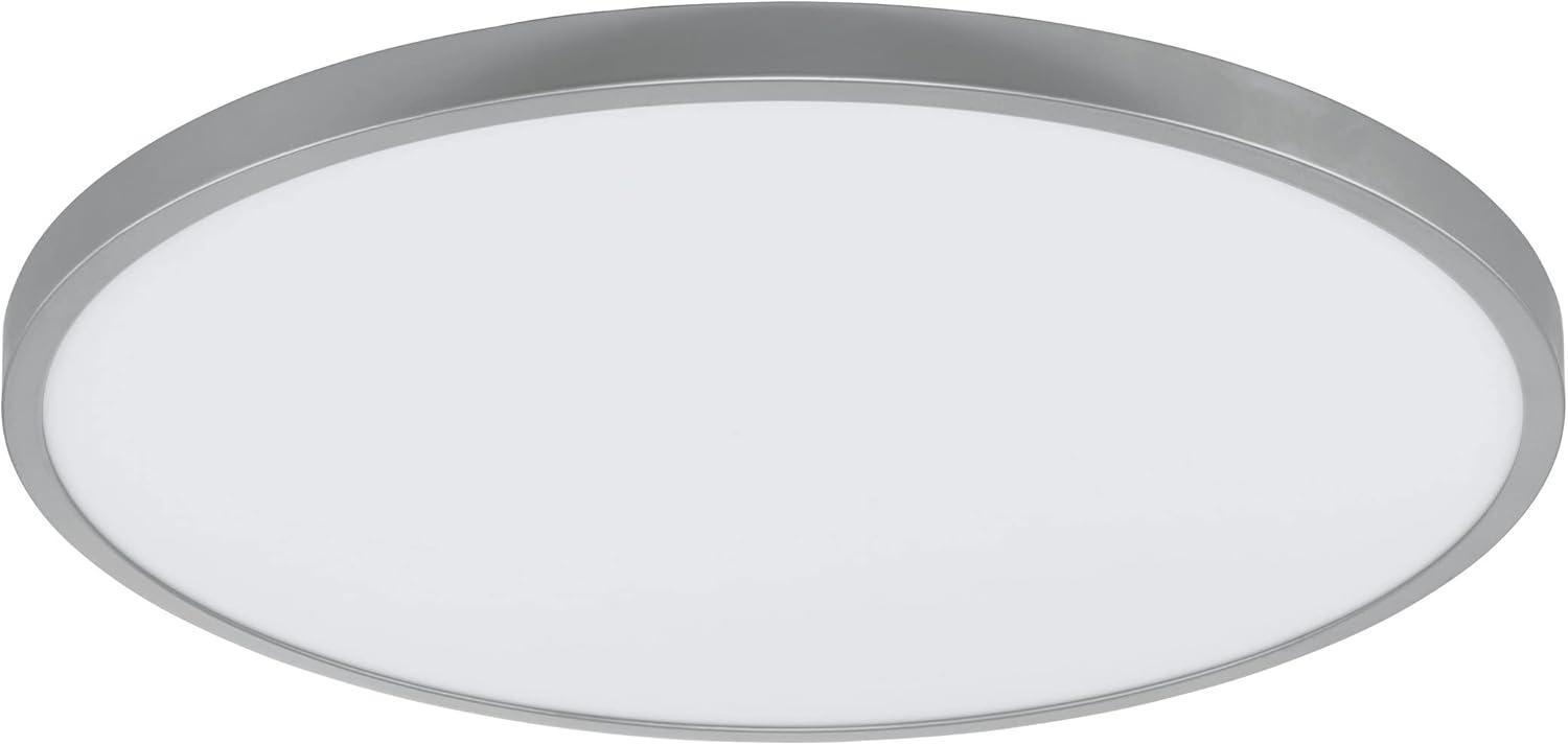 Eglo 97552 LED Aufbauleuchte FUEVA 1 silber rund Ø60cm H:3cm 3000K Bild 1