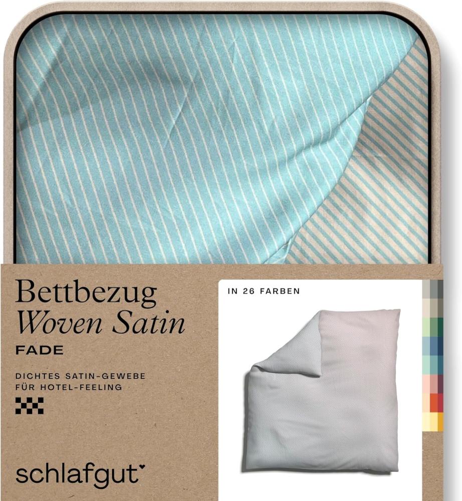 Schlafgut Woven Fade Bettwäsche|Bettbezug einzeln 240x220 cm| purple-light-blue-light Bild 1