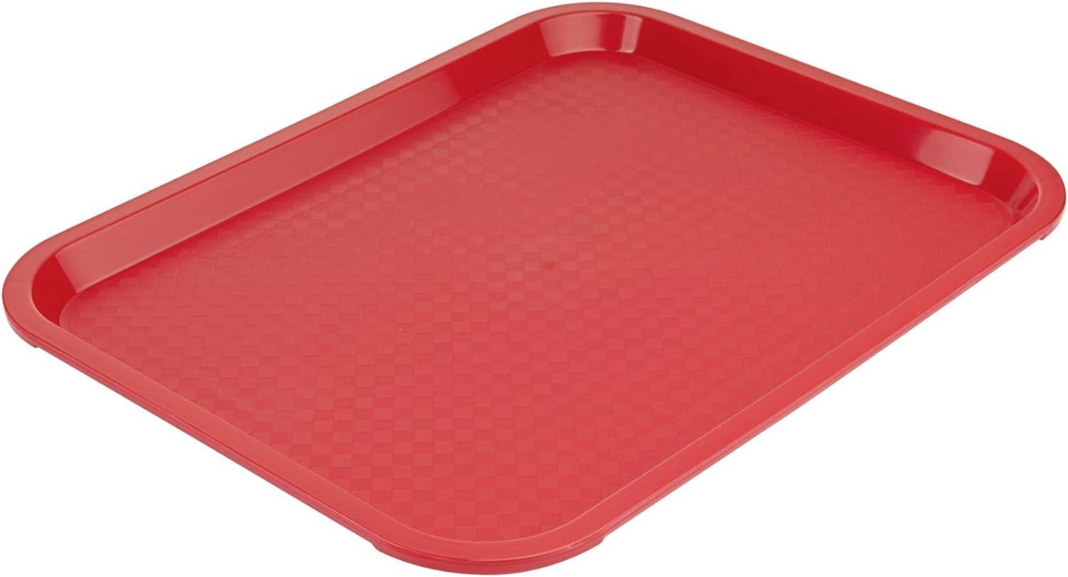 Contacto Serviertablett rechteckig 35 x 26,5 cm rot Polypropylen rutschhemmend Gastro-Tablett Bild 1