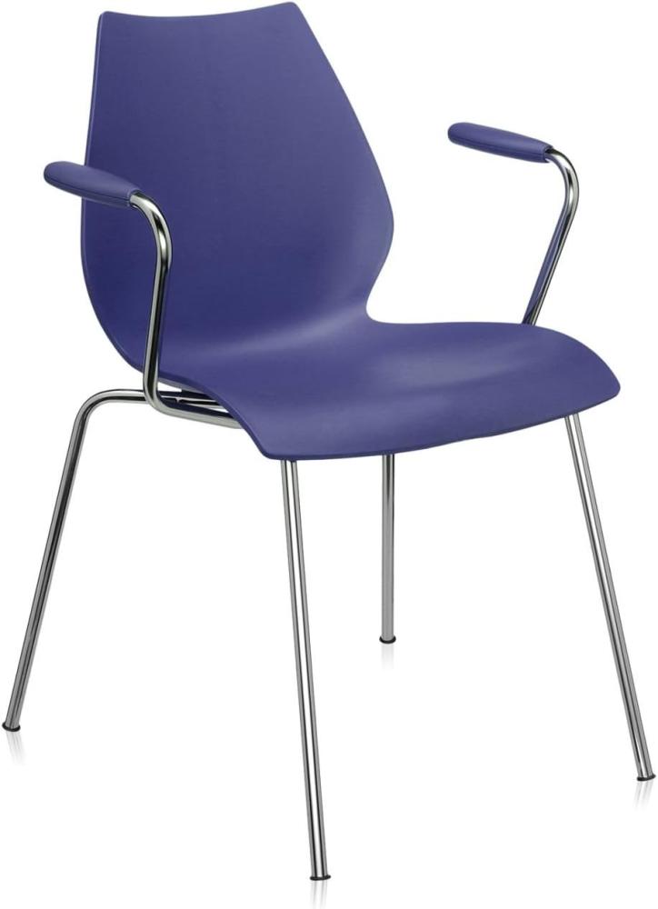 Kartell Maui Sessel, Plastik, blau, 52 x 77 x 58 cm Bild 1